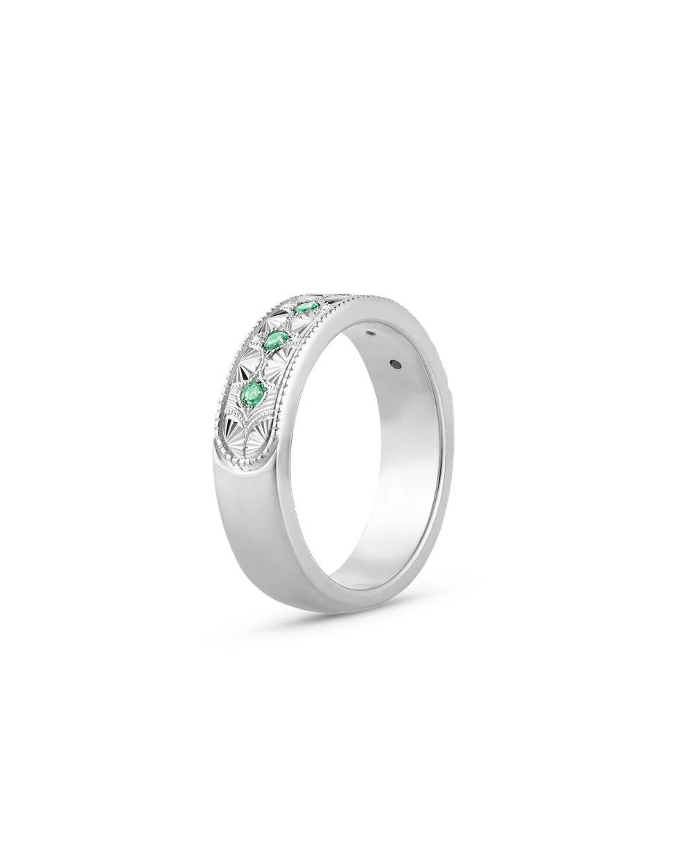 Beatrice Hand Engraved Band - Image 38