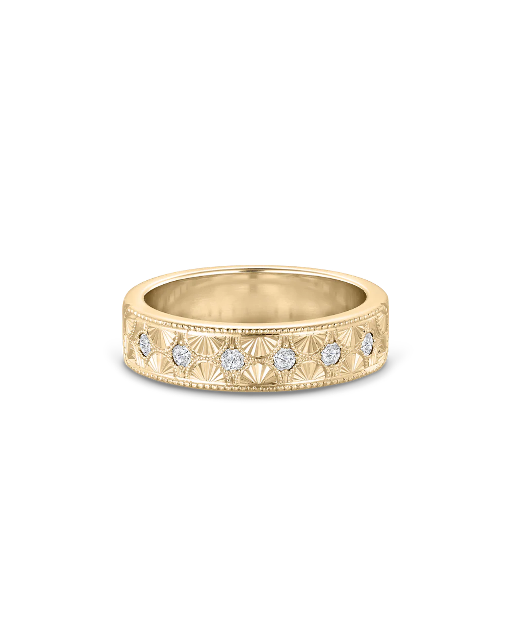 Beatrice Hand Engraved Band - Image 39