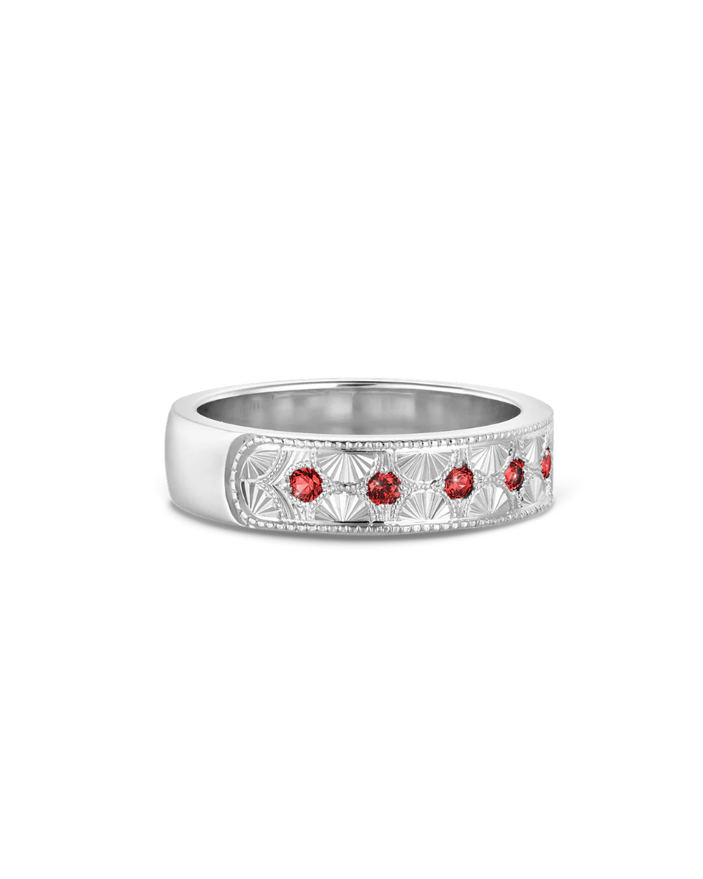 Beatrice Hand Engraved Band - Image 55