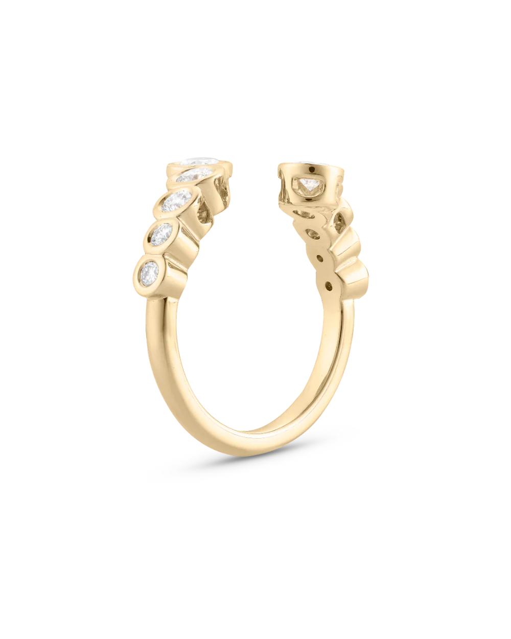 Elodie Round Bezel Wrap Ring - Image 6