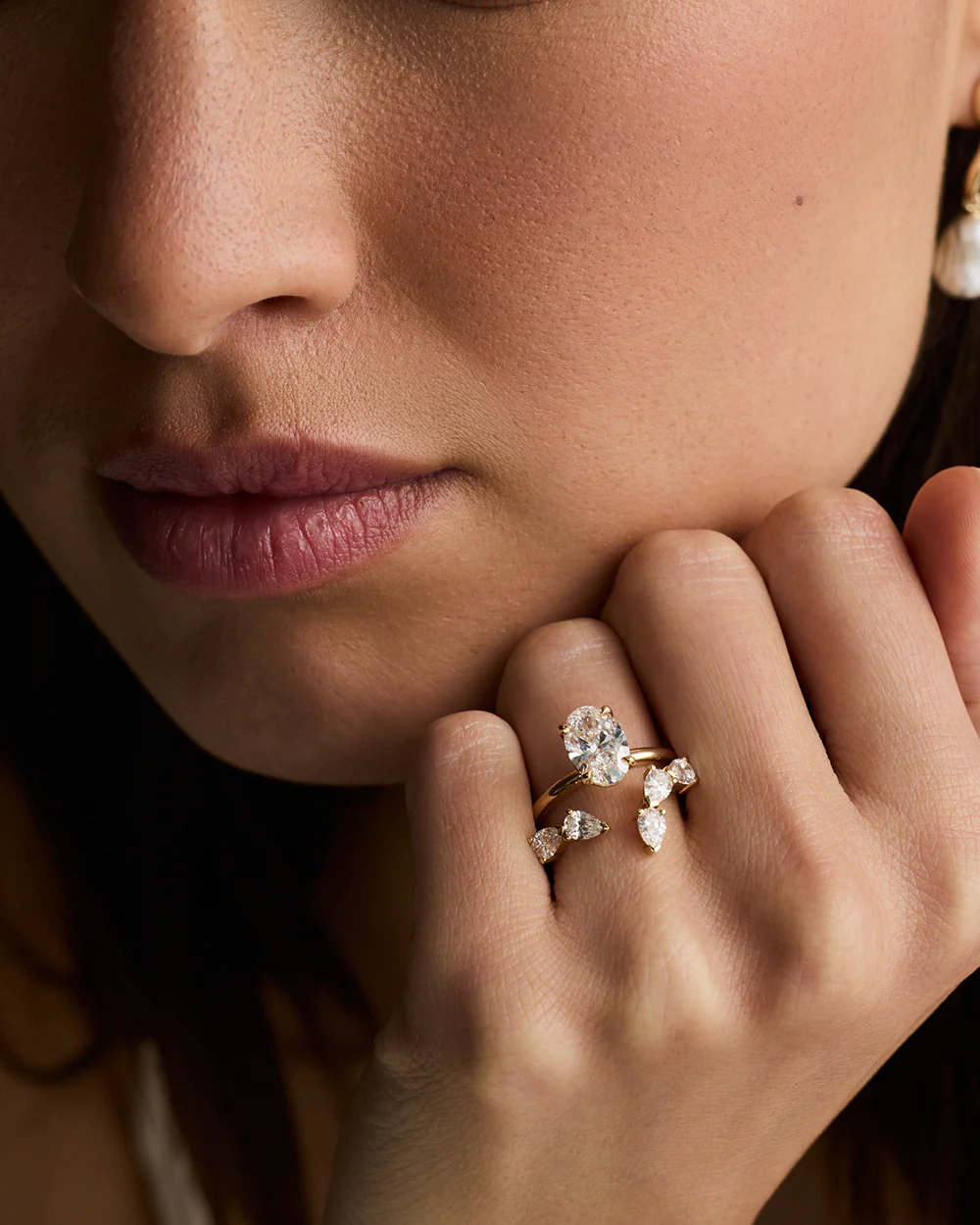 Grace 2.01ct Oval Diamond Solitaire Engagement Ring - Image 4