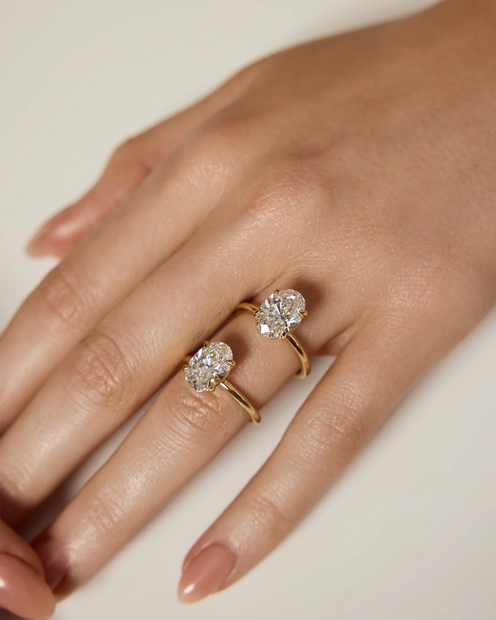 Grace 4.01ct Oval Diamond Solitaire Engagement Ring - Image 4