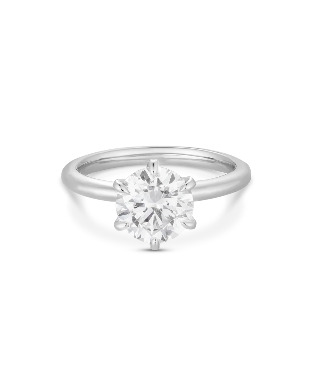 Jessica 3.01ct Brilliant Round Solitaire Diamond Engagement Ring