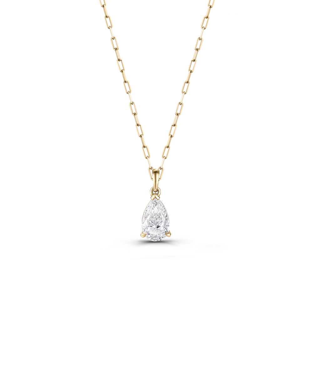 Leila Pear Diamond Necklace - Image 16