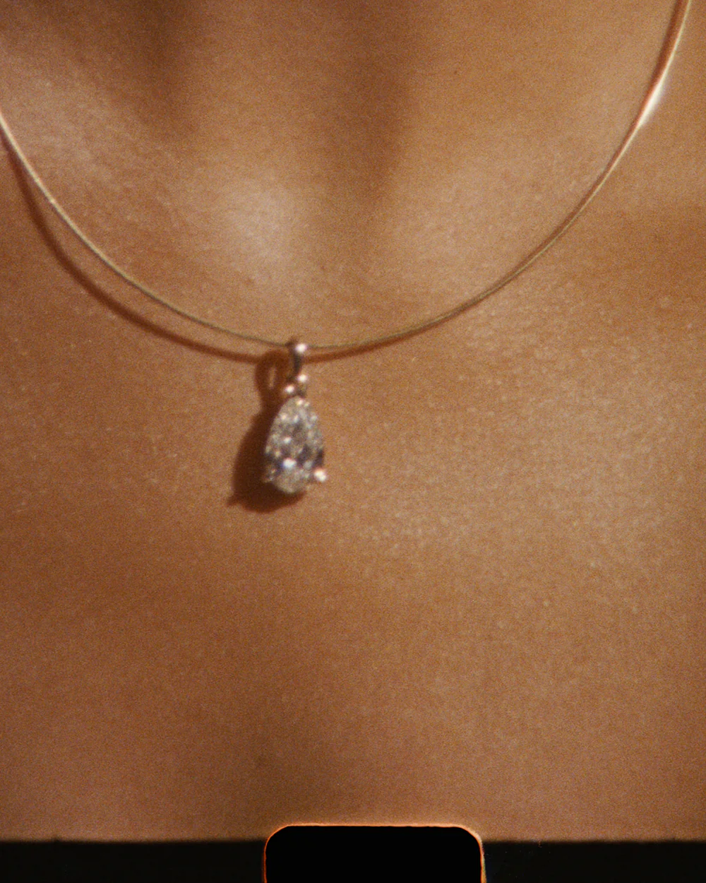 Leila Pear Diamond Necklace - Image 17