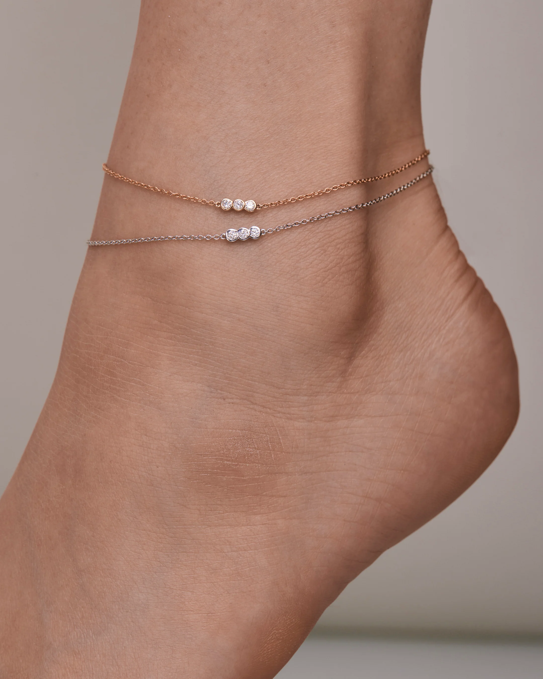 Linked for Life Starlight Trio Anklet - Image 3