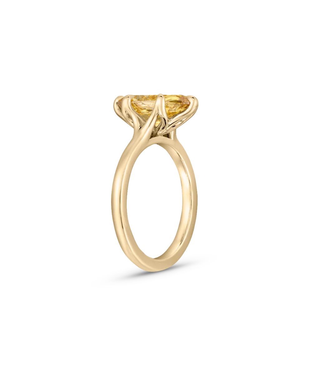 Mabel Marquise Yellow Diamond Engagement Ring - Image 6