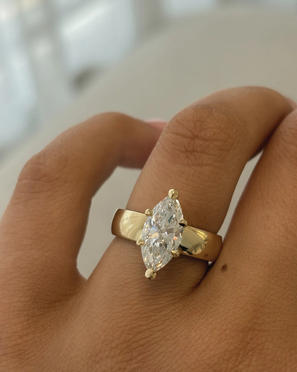 Montana 2.01ct Marquise Solitaire Engagement Ring - Image 3