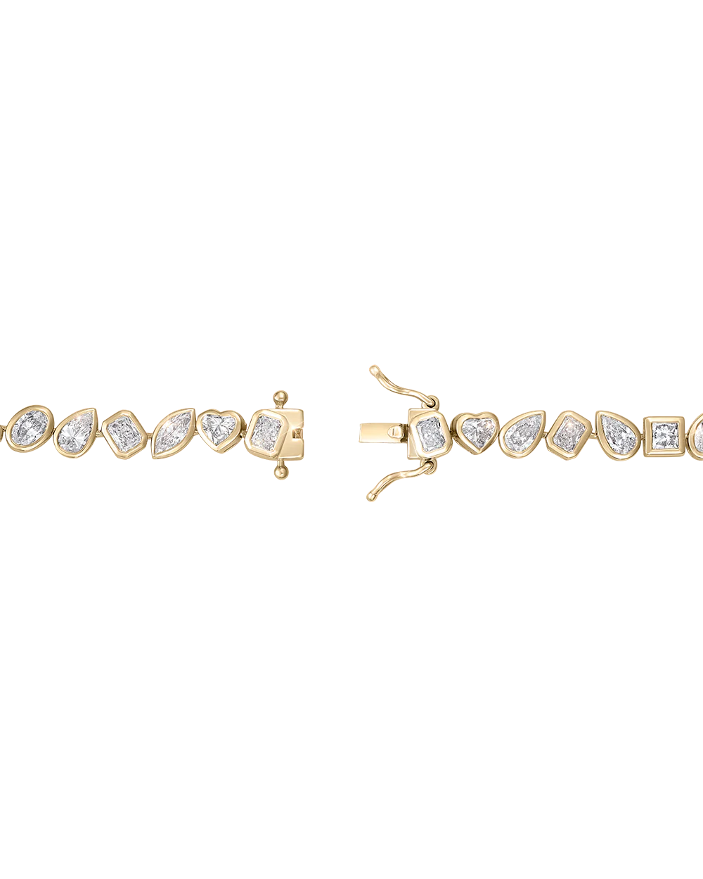 Multicut Bezel Tennis Bracelet - Image 4