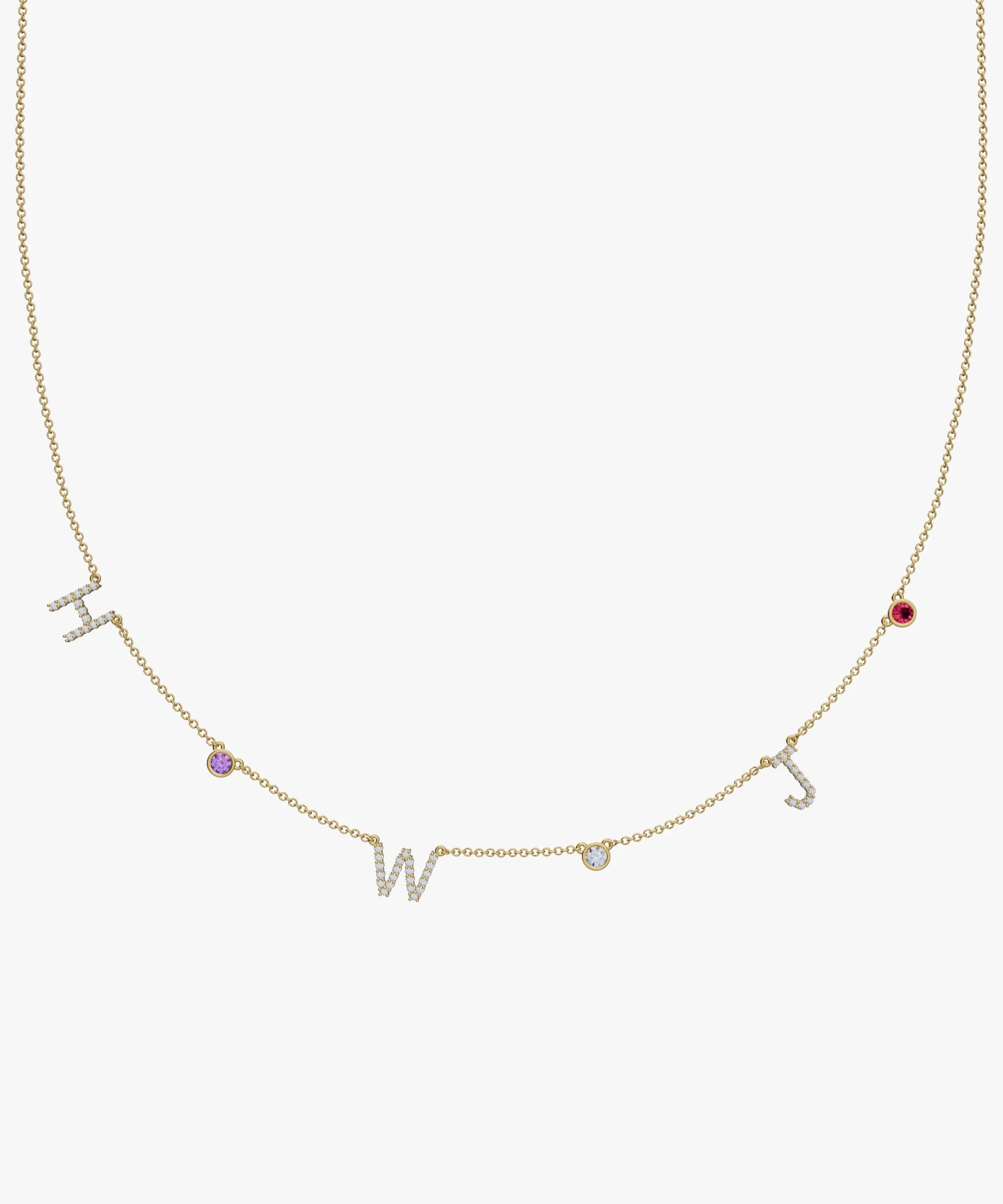 Personalised Charm Necklace