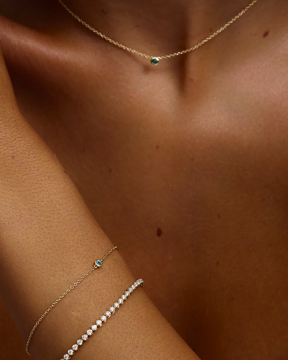 Petite Lab Grown Diamond Tennis Bracelet - Image 13