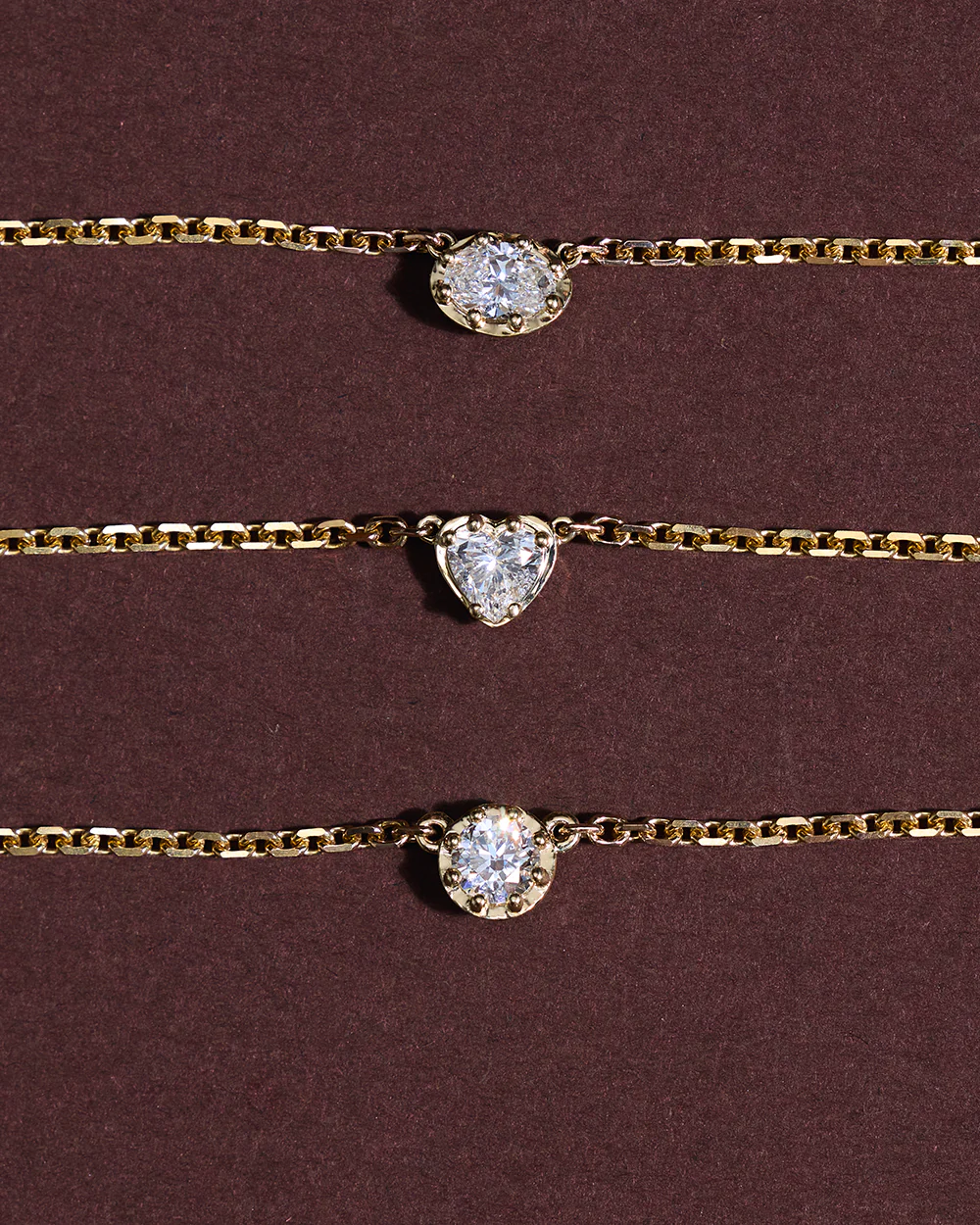 Sloane Oval Diamond Necklace - Image 18