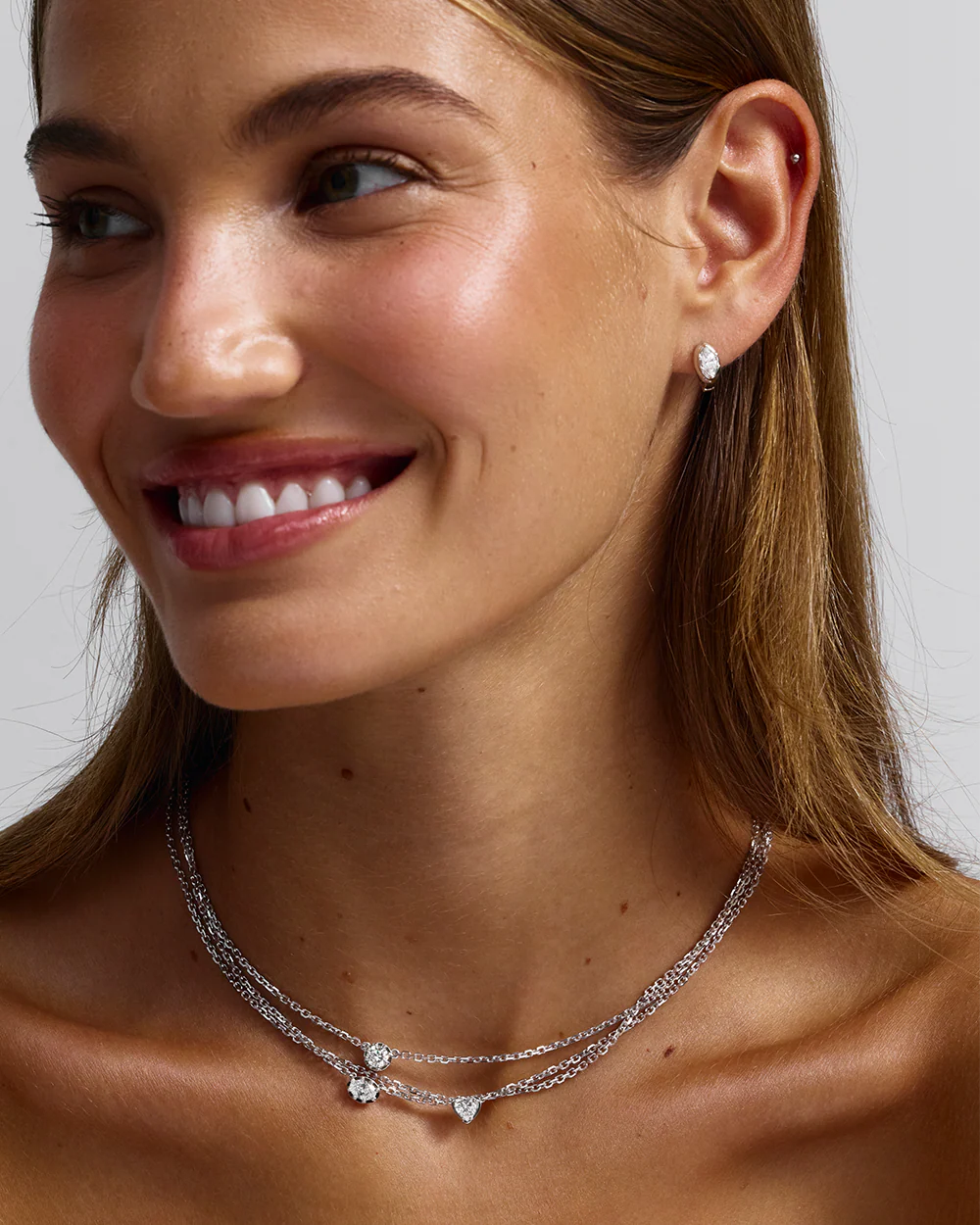 Sloane Round Diamond Necklace - Image 18