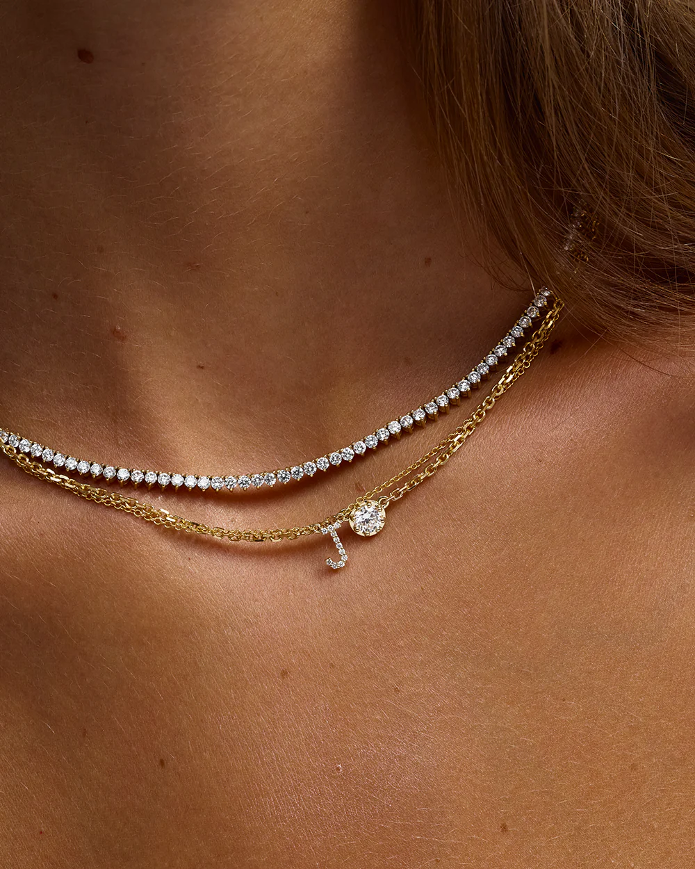 Sloane Round Diamond Necklace - Image 7