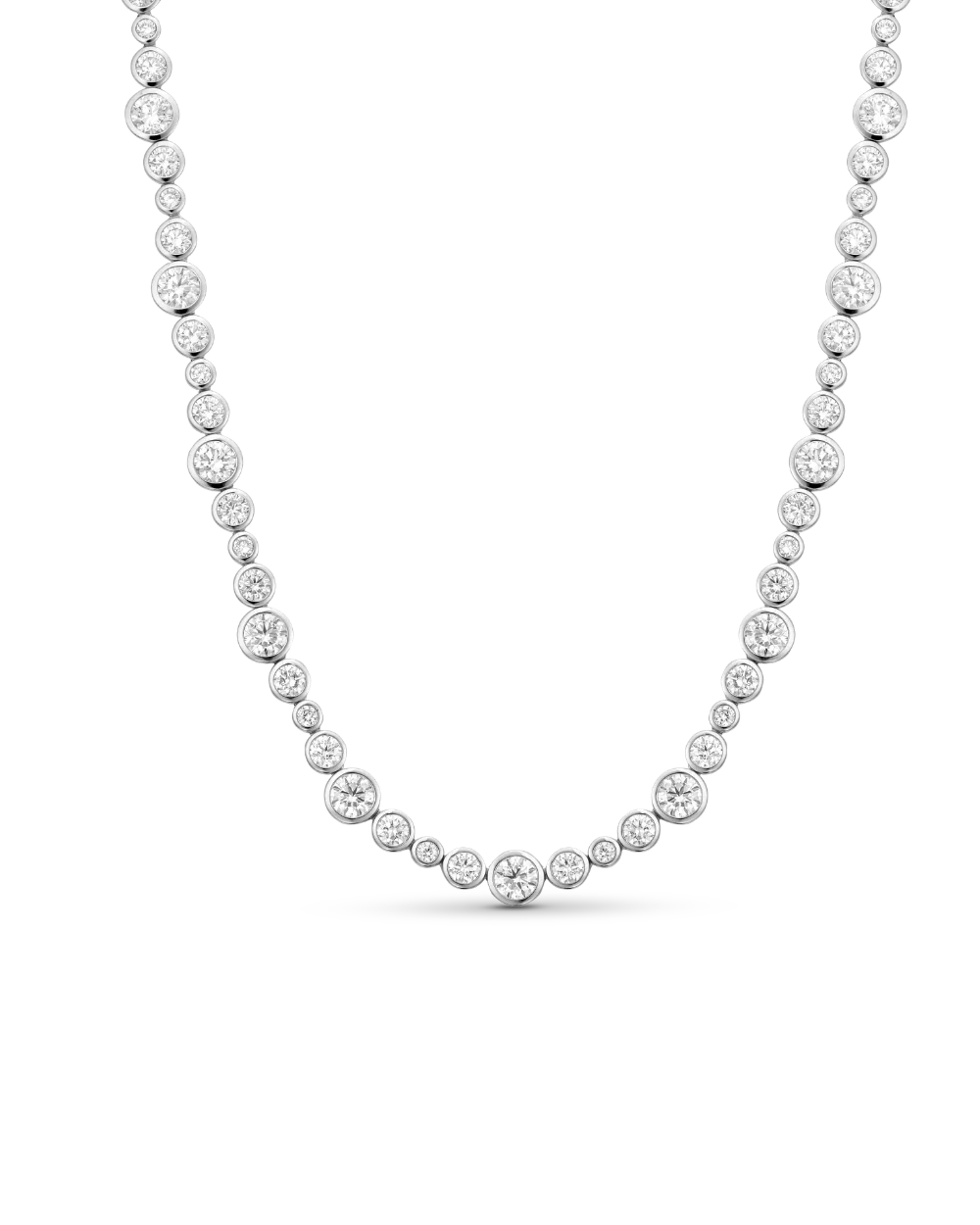 Vivienne Bezel Tennis Necklace - Image 9